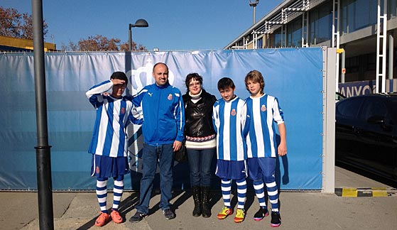 В RCD ESPANYOL прошли интернациональные пробы по футболу среди юношей